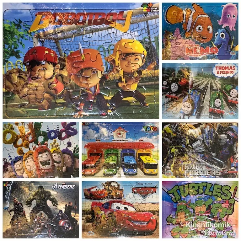 Aneka Puzzle Karton ukuran sedang 3