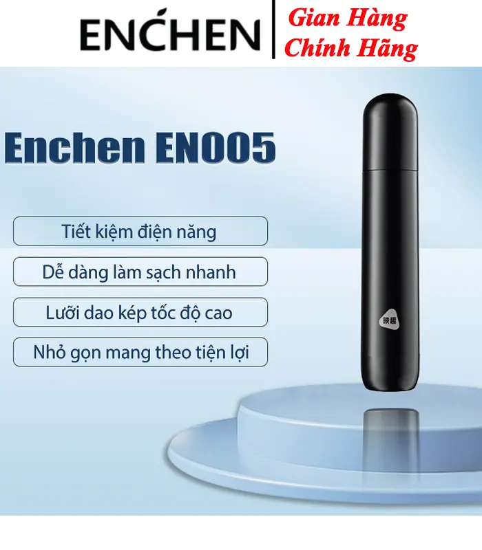 Máy tỉa lông mũi Enchen EN005 Bỏ túi tiện lợi Dễ dàng làm sạch nhanh