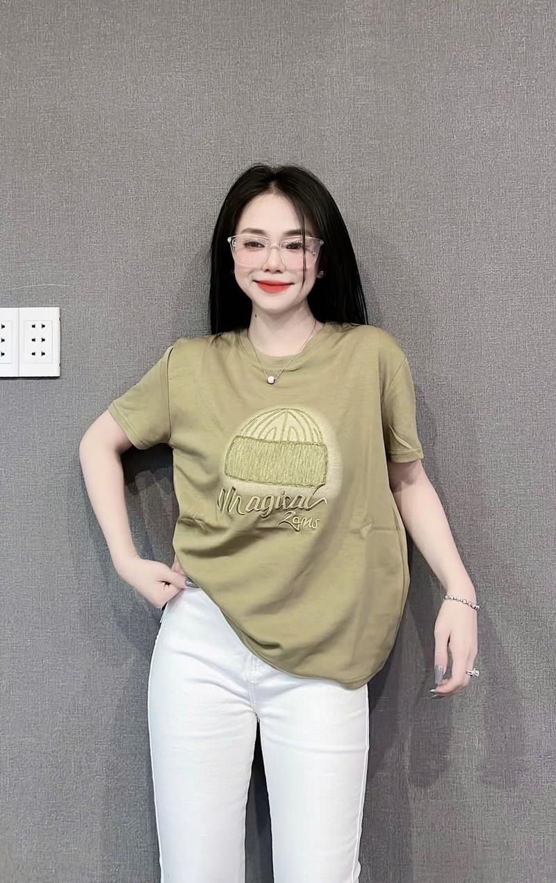 Product Introduction of A032 - Áo Thun Thái Nữ Co Giãn Tôn Dáng, Mịn Mát, Thấm Hút Mồ Hôi, Phối Hình Nổi Top Women 23