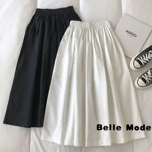 Rok linen / rok wanita / linen skirt / casual skirt / rok polos / JACKLYN SKIRT