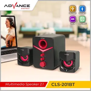 SPEAKER ADVANCE MULTIMEDIA BLUETOOTH CLS-201BT Led Plastik
