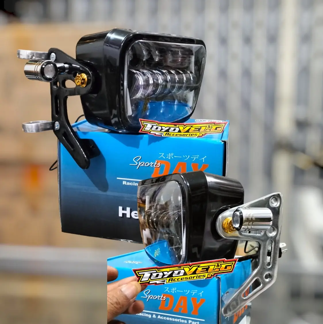 lampu depan set RX king FULL HITAM dan lis croom kupingan lampu RX king riting set kupingan lampu paket set tutup tangki lampu rx king breket carbon tutup tengki carbon planger samping carbon Motor