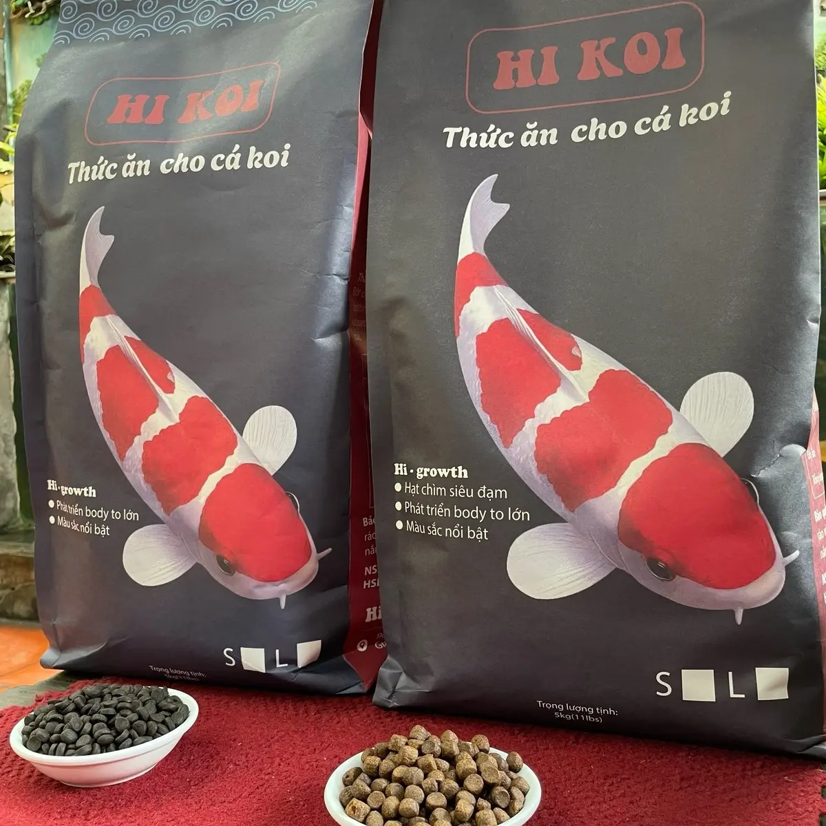 1kg CÁM CÁ KOI HIKOI - CHĂM SÓC HOÀN HẢO CHO CÁ KOI CỦA BẠN