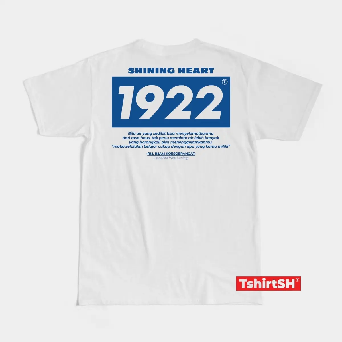 Tshirt SH - Kaos PSHT SHINING HEART Distro Terbaru Bahan Combad 24s