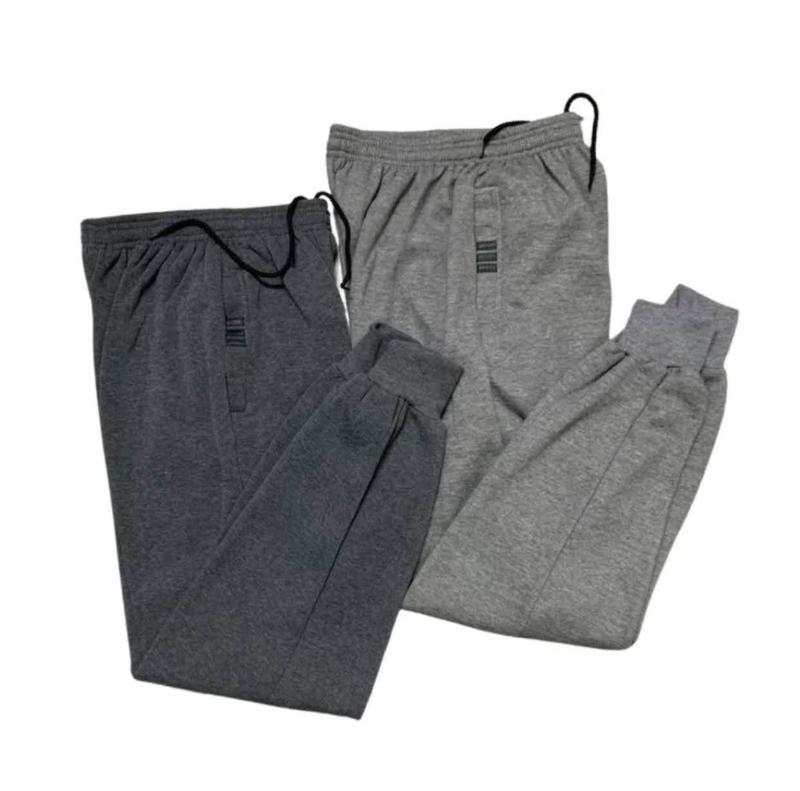 Quần nỉ nam Quần nỉ bông nam mặc nhà ống bo và ống xuông vải nỉ bông dày dặn siêu ấm Có Túi 2 bên sườn Menswear Ong Pants Jeans