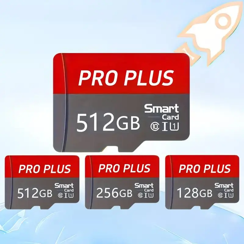 128GB 256GB 512GB SD Card, Smartphone & Camera Accessories, 1 Count Plug and Play SD Card for Smartphone, Camera, Tablet