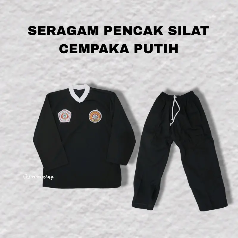 (BISA COD) BAJU SERAGAM PENCAK SILAT CP (CEMPAKA PUTIH) 0