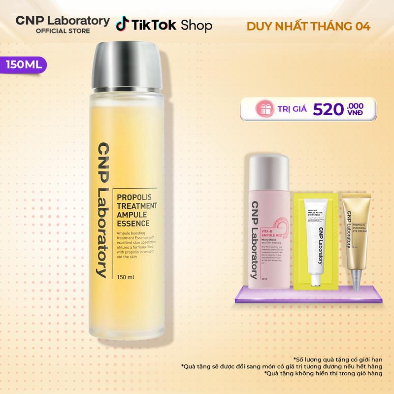 [CNP Laboratory Official]  Nước thần keo ong (tiền tinh chất) dưỡng ẩm và phục hồi CNP Laboratory Propolis Treatment Ampule Essence 150ml