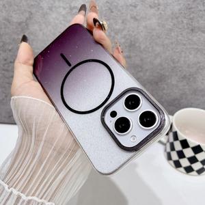 Ốp Điện Thoại Gradient Lấp Lánh Tương Thích Với iPhone 16 Pro Max, Bảo Vệ Toàn Thân, Chống Sốc, Màu Trơn, Ốp iPhone 14, 3B169-07, Màu Trơn Tương Thích Với iPhone 15