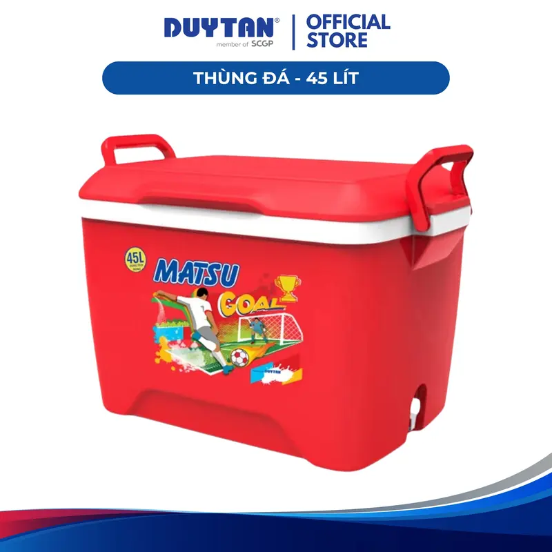 Thùng đá 45 DUY TÂN nhựa PP, công nghệ PU foam, giữ lạnh đến 48 giờ, an toàn vệ sinh thực phẩm Bag Đồng 1