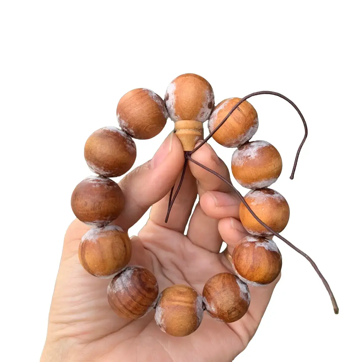 Vòng tay gỗ Hoàng Đàn Tuyết Lạng Sơn độc đáo Nam Nữ - Chất liệu gỗ tự nhiên - Women