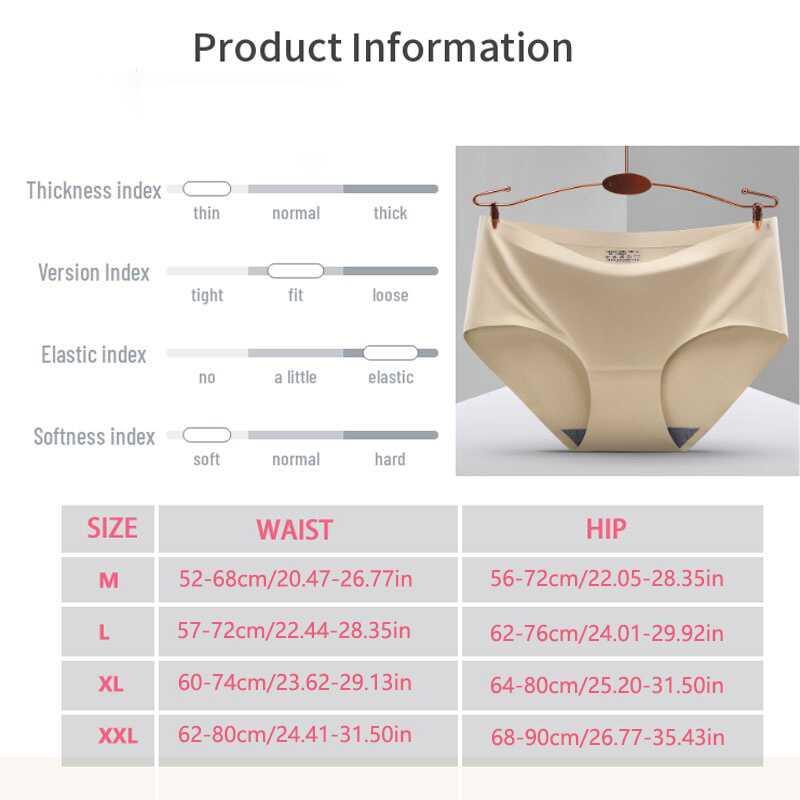 Product Introduction of Quần Lót Tam Giác Gợi Cảm Cho Nữ, Hàng Mới Về Năm 2024, Làm Bằng Lụa Lạnh, Quần Lót Không Đường May, Quần Lót Một Mảnh, Thoáng Khí, cạp vừa, Thích Hợp Cho Phụ Nữ, Đồ Lót Hình Tam Giác, Thiết Kế Đầu Women 5