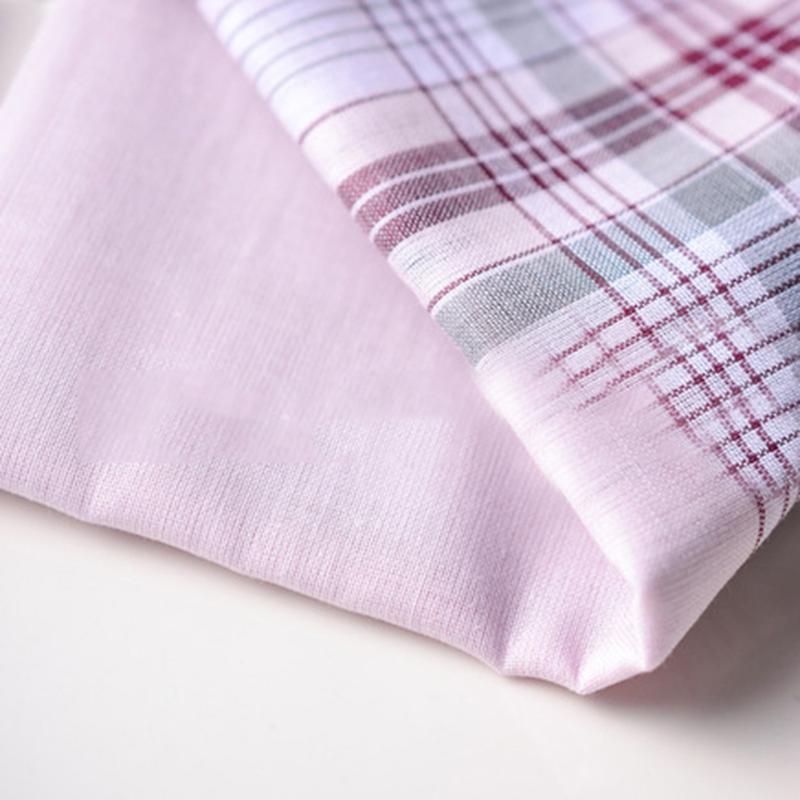 Product Introduction of Ultra-thin Portable Plaid Square Towel Is Dual-purpose for Sun Protection and Sweat Absorption 6