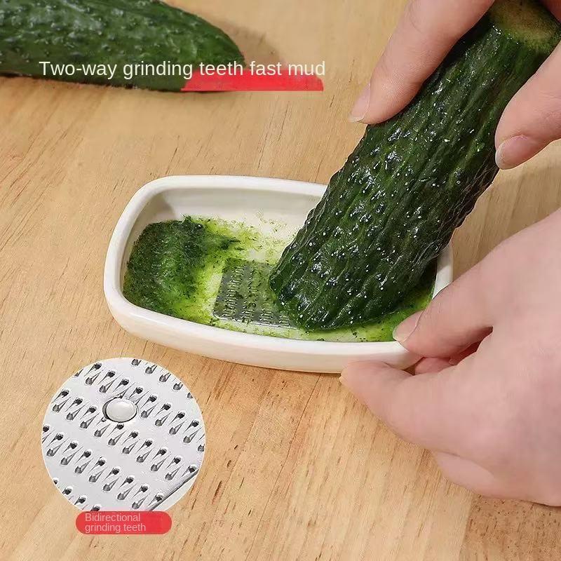 Máy xay gừng và hành lá bằng tay, đa chức năng, cho nhà bếp, máy xay tỏi bằng tay, máy hủy và xay mù tạt Wasabi 1