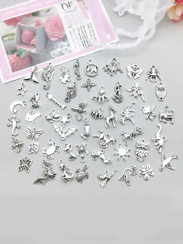 Animal Series Charms, Mixed Shaped Pendant, DIY Jewelry Making Supplies for Bracelet & Necklace, Fashion Accessories for Women & Girls 2