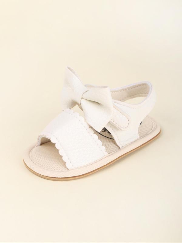 Baby's Cute Cartoon Bowknot Design Sandals, Soft Comfortable Breathable Baby Sandals, Fashionable All-match Non-slip Flat Shoes for Baby Girls 5
