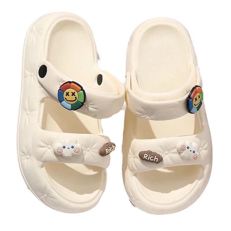  Dép quai hậu phong cách hàn quốc đế cao 4 cm cực đẹp Nữ DéP Sandal 