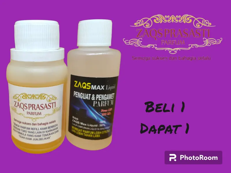 Bibit Parfum Refill Asli Minyak Wangi 50-100 ml + Bonus Zaqs Max Absolute Perfume 100 ml Premium 3