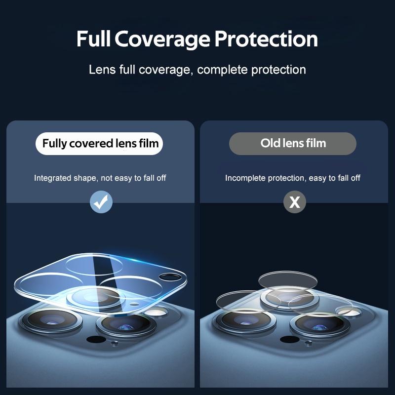 AntlersElectrics Pelindung Kamera Iphone Anti Lecet camera tempered glass protector suitable for iPhone 14 Plus 13 12 11 Pro Max Anti Gores Kamera Iphone 6