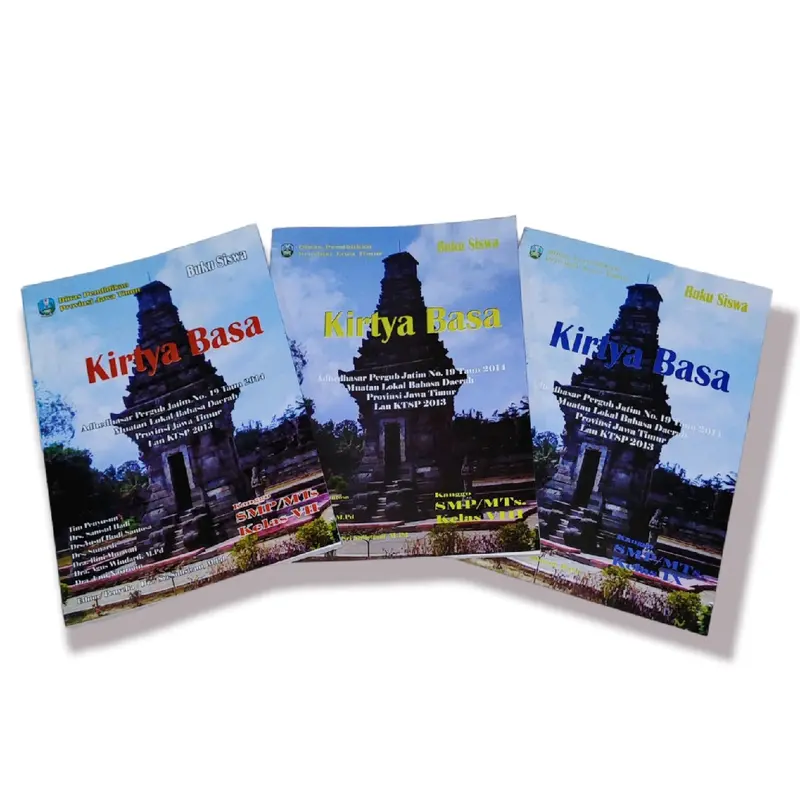 BUKU PELAJARAN BASA JAWA / KIRTYA BASA KELAS 7, 8, 9 / KELAS VII / VIII / IX Soft Cover 0