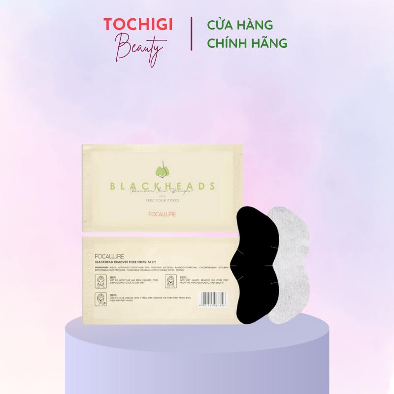 Miếng dán lột mụn mũi FOCALLURE làm sạch sâu giảm mụn đầu đen cho vùng mũi 2.2g (FA171) 0