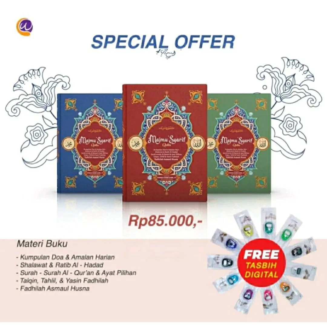 Majmu Syarif + Free Tasbih Digital // 100% Original Kitab Yasin
