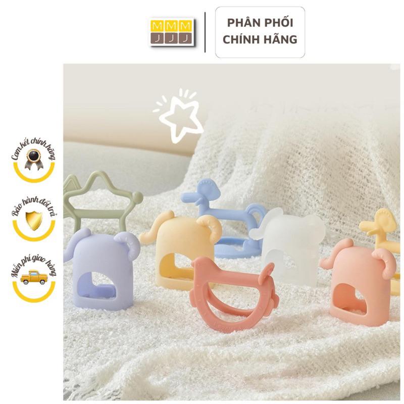Gặm nướu Moyuum Hàn Quốc cao cấp chính hãng, chất liệu silicon siêu mềm an toàn cho bé - minjeebaby