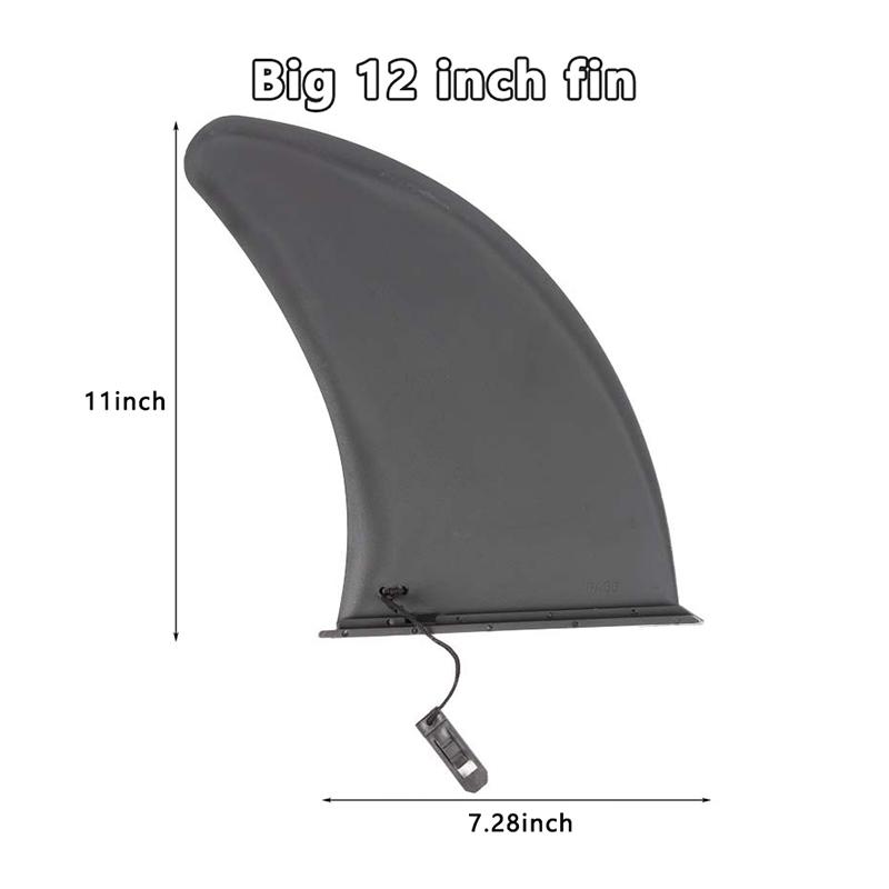 Product Introduction of Surfboard Paddleboard Snap-On Tailfin Boat Sup Slide-In Large Fins Removable Splitter Rudder 28