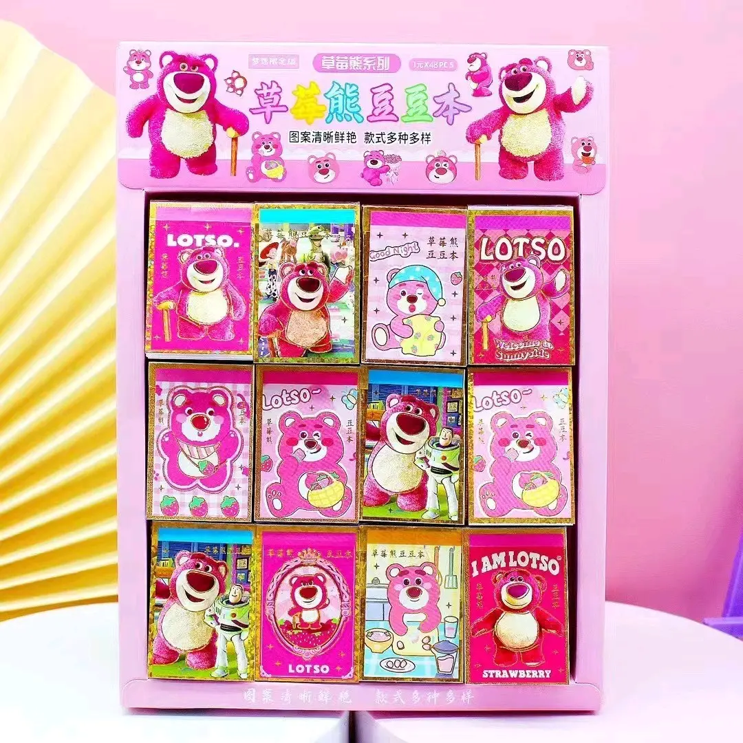 cuốn sticker gấu dâu siêu dễ thương