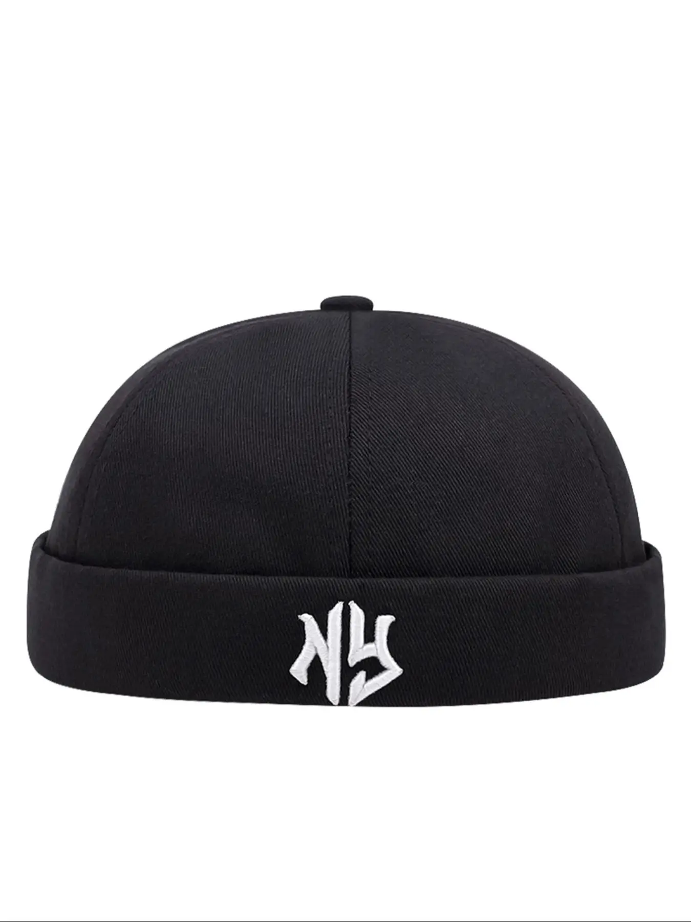 Letter Embroidered Docker Hat, Casual Handmade Landlord Cap for Men & Women, Trendy All-match Clothes Accessories for Daily Used