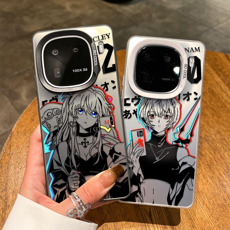 Ốp Điện Thoại, Dành Cho Vivo iQOO Z9 Z9X Z9Turbo + plus, Thiết Kế Anime, Làm Bằng Eva, Thích Hợp Cho Nam Và Nữ, Có Các Nhân Vật Bé Trai Và Bé Gái, Thích Hợp Cho Học Sinh Và Thanh Niên, Phong Cách Ngầu Cá Tính, Vỏ Điện Thoại