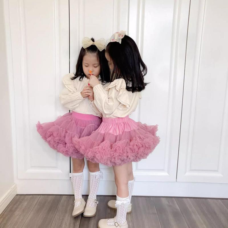 Váy Công Chúa, Váy Cloud Crinoline Cho Trẻ Em, Váy Biểu Diễn, Váy Tutu, Thích Hợp Cho Bé 5-12 Tuổi, Váy Pettiskirt Hàng Ngày Cho Bé 2