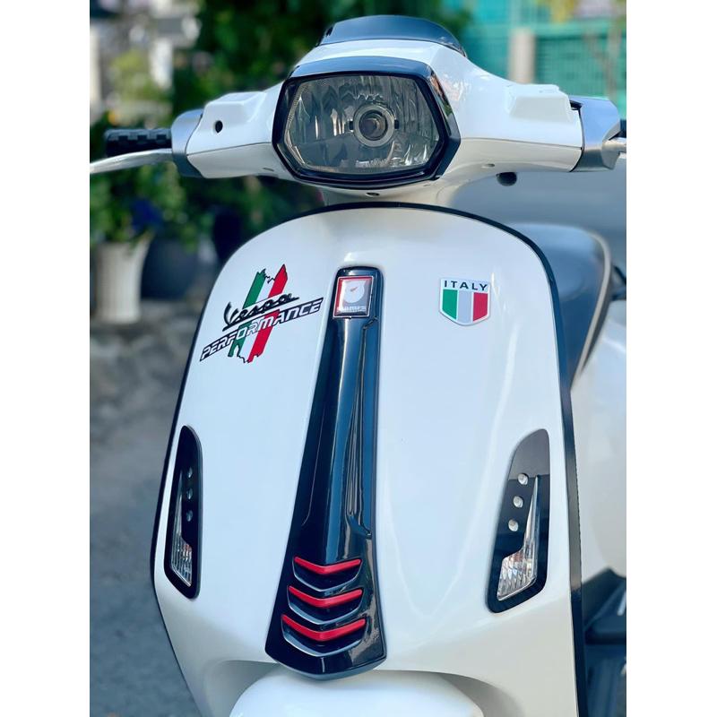 Tem Nhôm - Logo nhôm hình lá cờ nước ITALY trang trí xe 4