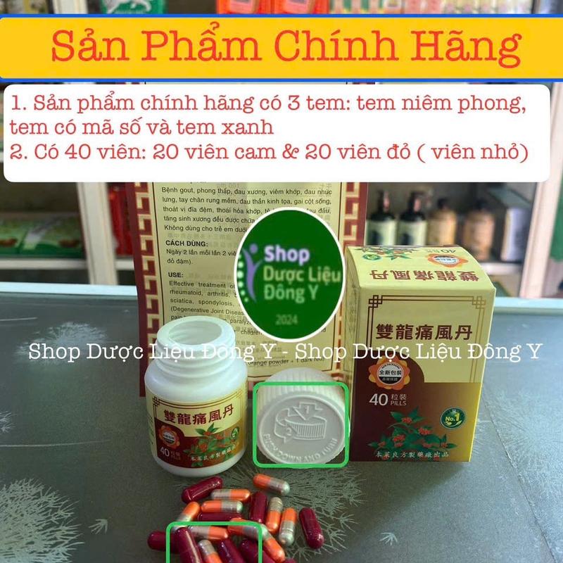 Hỗ Trợ Sức Khoẻ - Song Long Thống Phong Đan - Hàng Malaysia Chính Hãng Hộp 40 Viên.