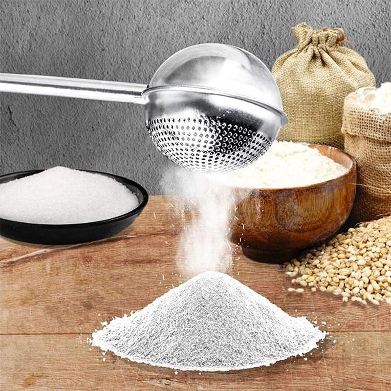 Stainless Steel Baking Ball, Creative Sugar Sifter, Durable and Easy To Clean Filter Ball, Cake and Bread Powder Sprinkler 6