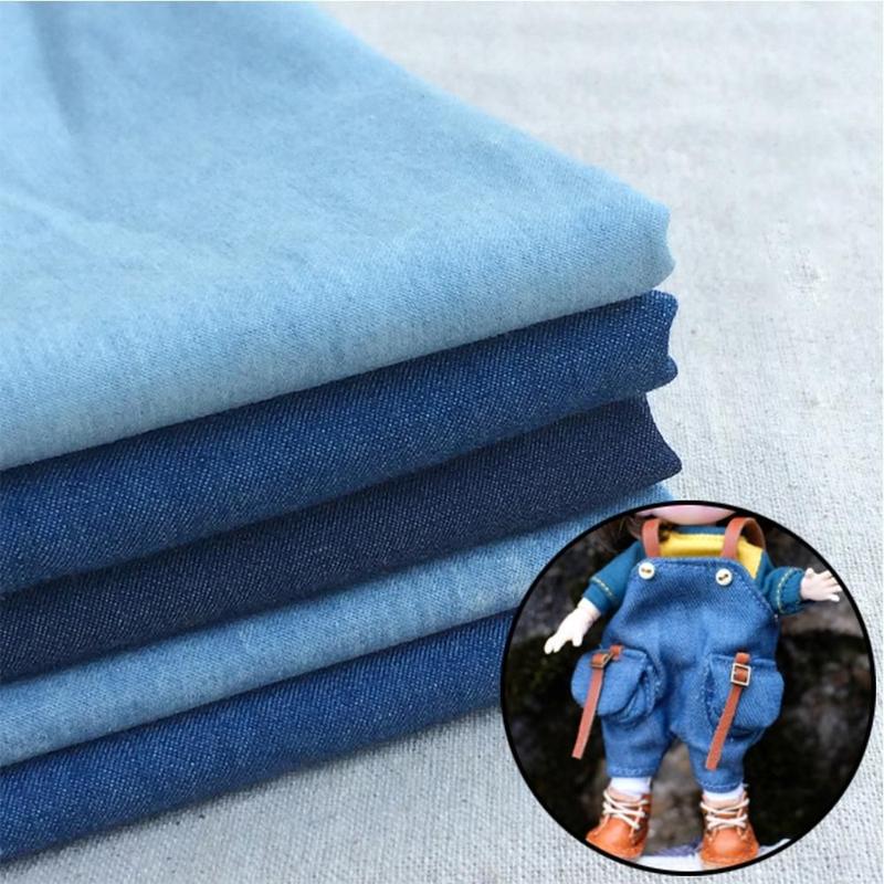 Product Introduction of High Quality Cotton Fabric Home Textile Handmade Doll Cloth  Denim Clothes Bedding Sewing DIY Dress Materials 15