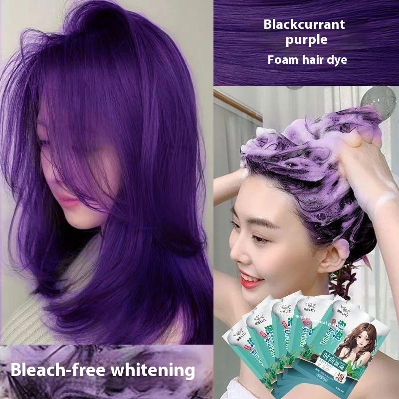  Thuốc Nhuộm Tóc Không Độc Hại Lâu Trôi Dụng Cụ Nhuộm Tóc Nhuộm Tóc Bong Bóng Thực Vật Tăng Cường Xu Hướng Nhuộm Tóc Tỏa Sáng Tóc 30ml * 10 CÁI 