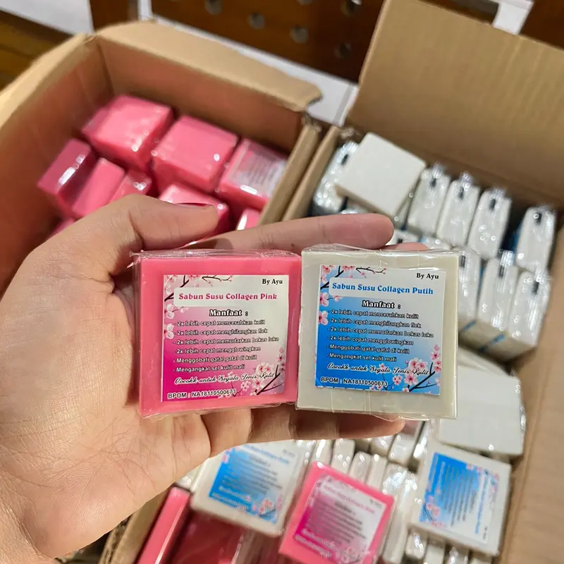 SELUSIN ( 12pcs ) SABUN SUSU COLLAGEN 2