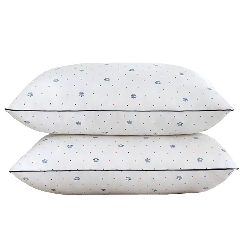 [1 Ruột gối bông gòn] - TomatoPicks họa tiết vương miện cao cấp, kháng khuẩn kích thước 45x65cm ruột  gối 3