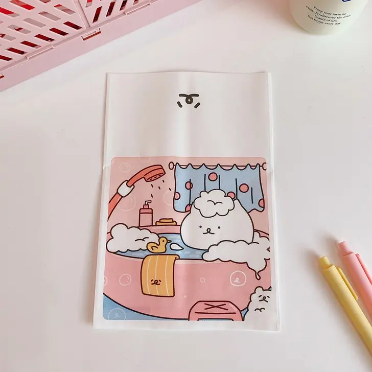 Amplop Packing Aesthetic Model Cartoon Paperbag Kertas Lucu