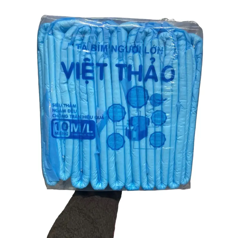 30 miếng tã/bỉm người lớn siêu thấm M/L vòng hông 61-106 cm 0
