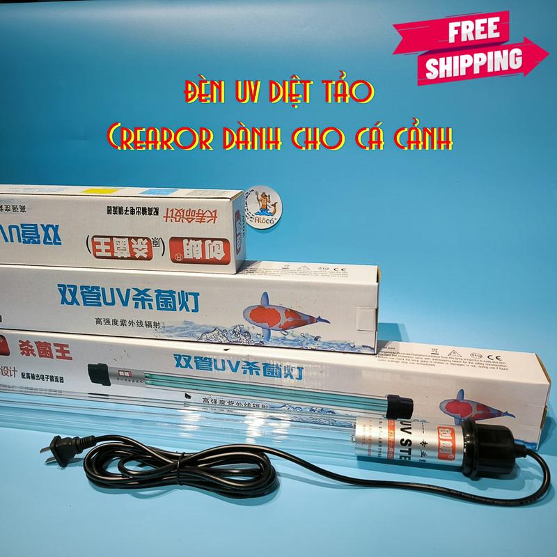 Đèn UV Creator Coco Công Suất 15W 20W 30W Diệt Rêu Tảo Có Hại Cho Cá Cảnh Cá săn mồi cá chép sử từ phi tần cá rồng cá vàng hồ cộng đồng lớn Hồ Koi