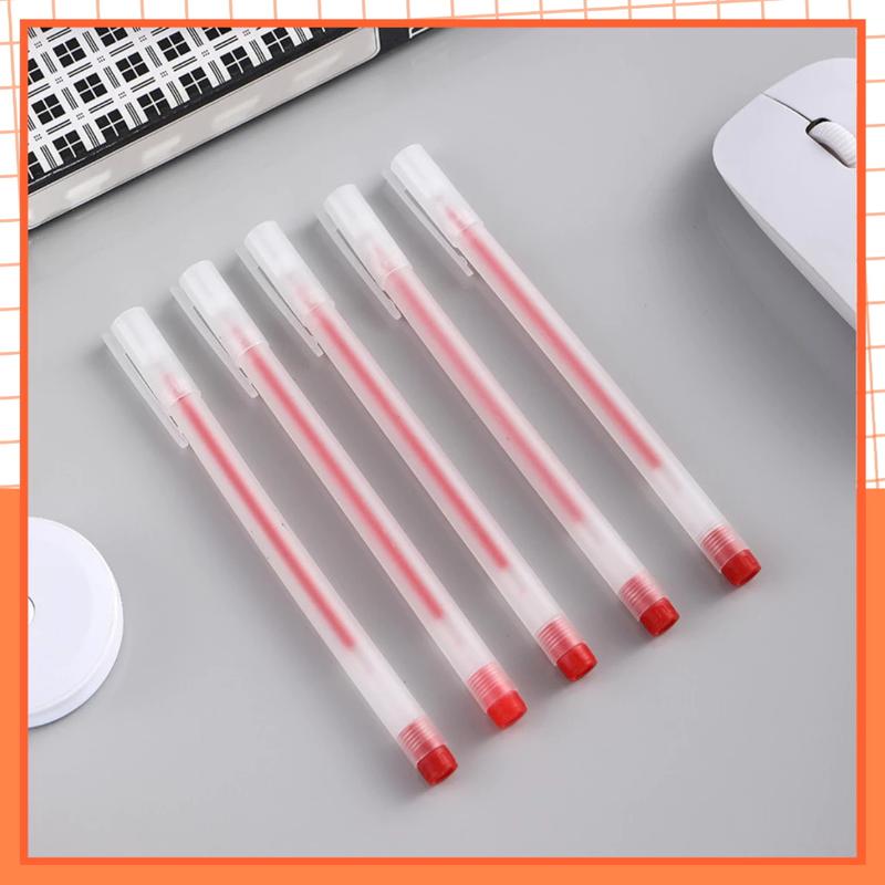 Product Introduction of [Big Sale] pen con Bút bi Gel bấm Màu Đen/Đỏ/Xanh, Ngòi 0.5mm, Nhanh Khô Không Lem, Thân Bút Nhám Sang Trọng, Viết Êm Không Nhòe bút siêu tạ bút nhân phẩm xịn bút gel nắp cài back school đồ dùng học tập bút không ngòi bút nước 23