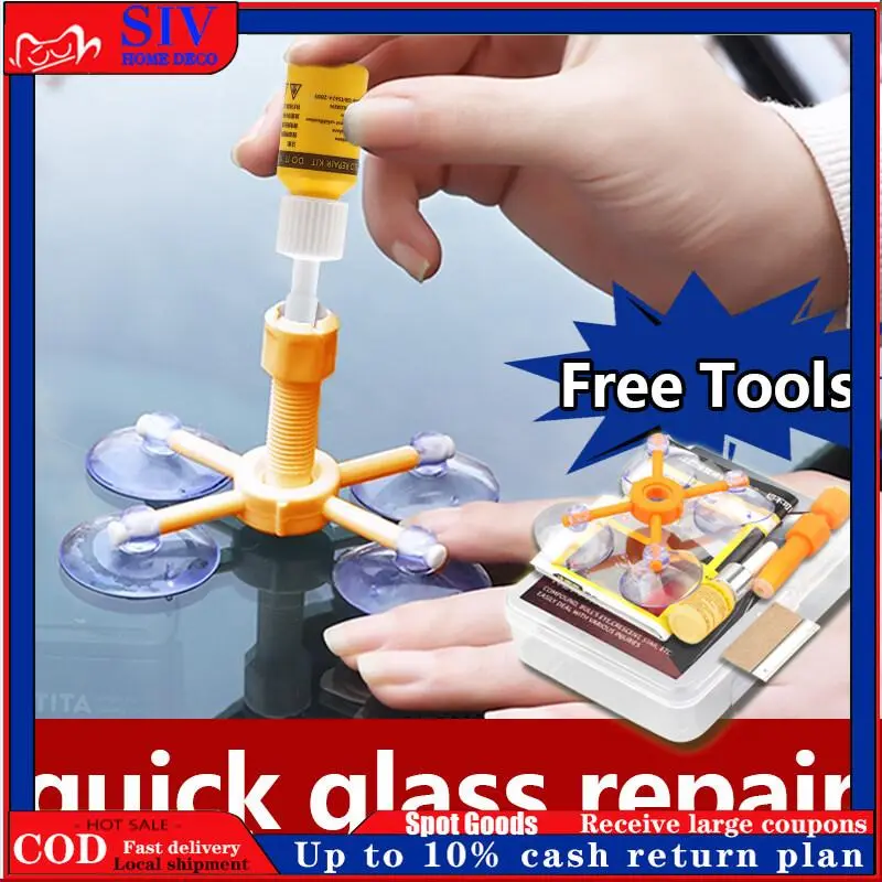 Save thousands of PHP Upgraded formula MrTool Windscreen repair kit glass glue crack repair for car windshield crack repair kit original Glass repair liquid Windscreen repair resin cracked glass repair kit cracked for windshield  glass crack repair liquid