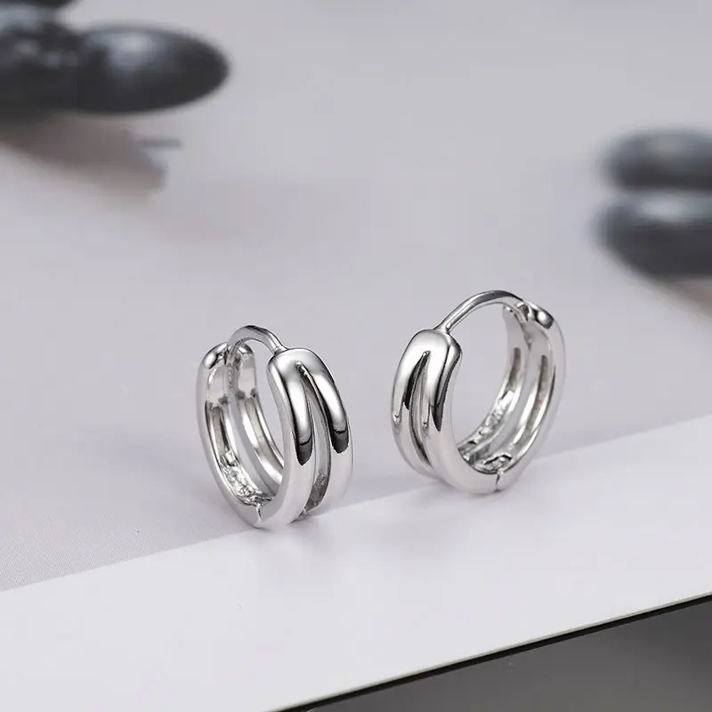 Bông Tai Thả Màu Bạc Sterling, Oneis925, Dành Cho Nam Và Nữ, Thời Trang Mới, Một Cặp Độc Đáo, Phong Cách Người Nổi Tiếng Trên Internet, Hip Hop Và Ngầu 6