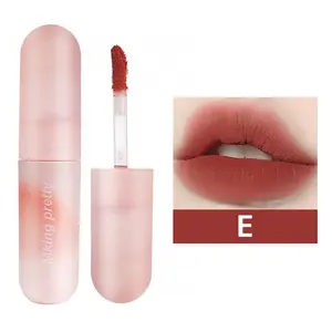 【PRADAHID】 Velvet Soft Mist Lip Mud Wanita Tidak Luntur Cangkir Anti Lengket Lip Glaze Lipstik Matte untuk Pelajar