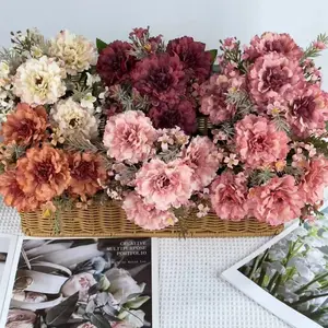 [COD] Zeita - Bouquet bunga BKT 771 SHAO  Mawar Artifisial Dekorasi Hiasan Seserahan Buket Palsu