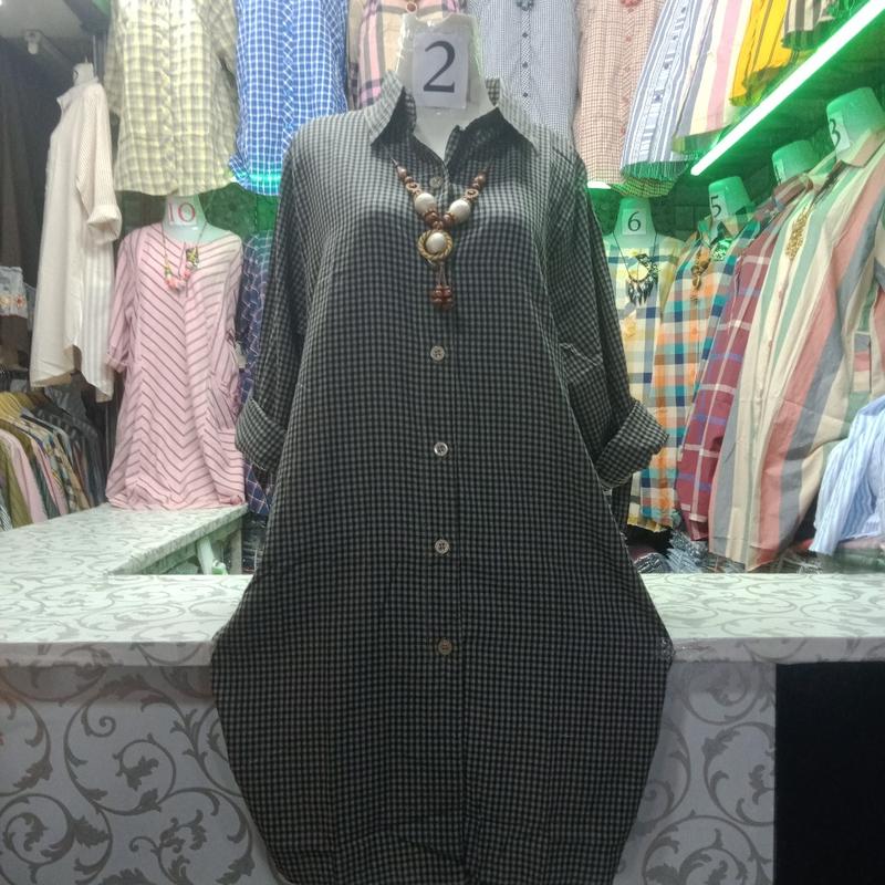 Product Introduction of Tunik Wanita//Tunik motif Kotak  bahan Katun Lembut 8