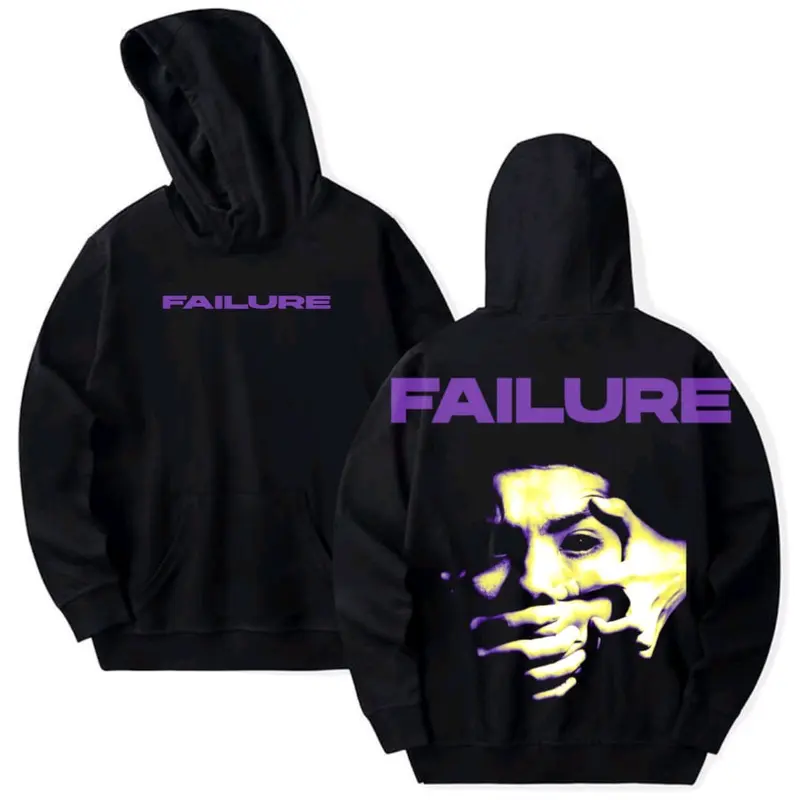 HOODIE SWEATER BOXY OVERSIZE TUTUP MULUT FAILURE UNISEX HIGH