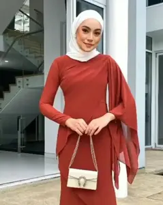 COD DRESS MAXY // FASHION WANITA MUSLIM UKURAN JUMBO M L XL XXL 3XL 4XL LILY DRESS BAHAN CERUTY BABYDOLL FULL FURING Navy Gamis Panjang Dewasa